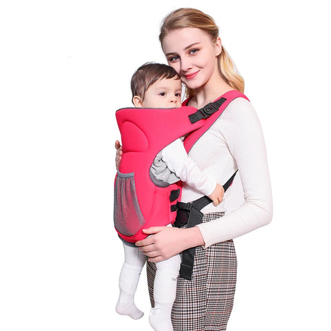 4-in-1 Convertible Carrier 360 Ergonomic Baby Hip Seat Backpack with Cover for All Seasons Baby Carrier