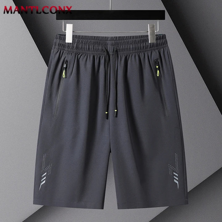 Men's summer sports shorts Black Gray
