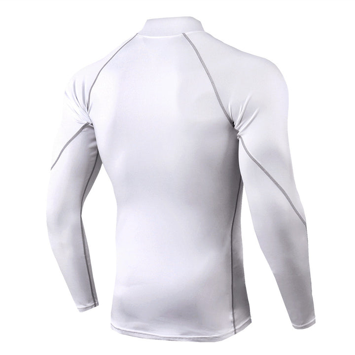 Men's quick-drying long-sleeved sports t-shirt