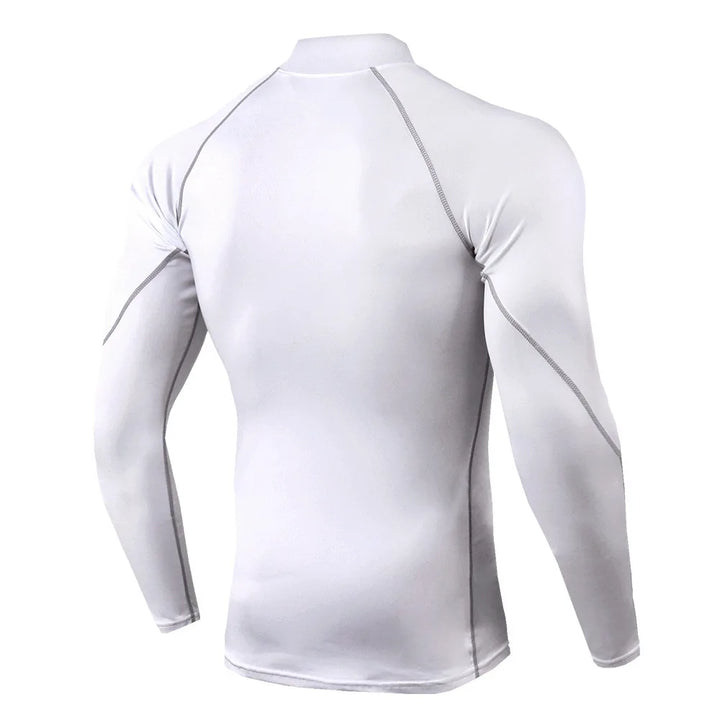 Men's quick-drying long-sleeved sports t-shirt