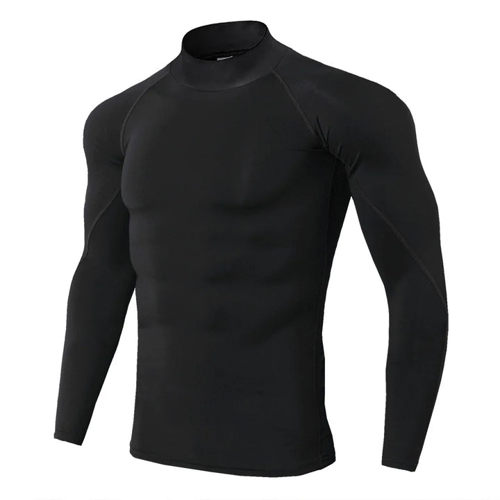 Men's quick-drying long-sleeved sports t-shirt