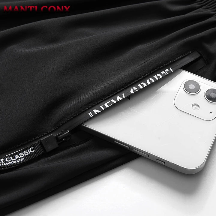 Men's summer sports shorts Black Gray