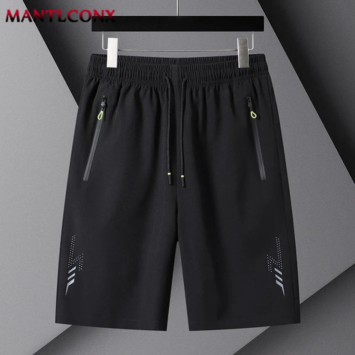 Men's summer sports shorts Black Gray