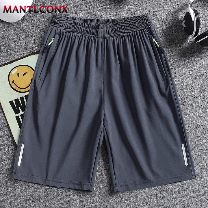 Men's summer sports shorts Black Gray