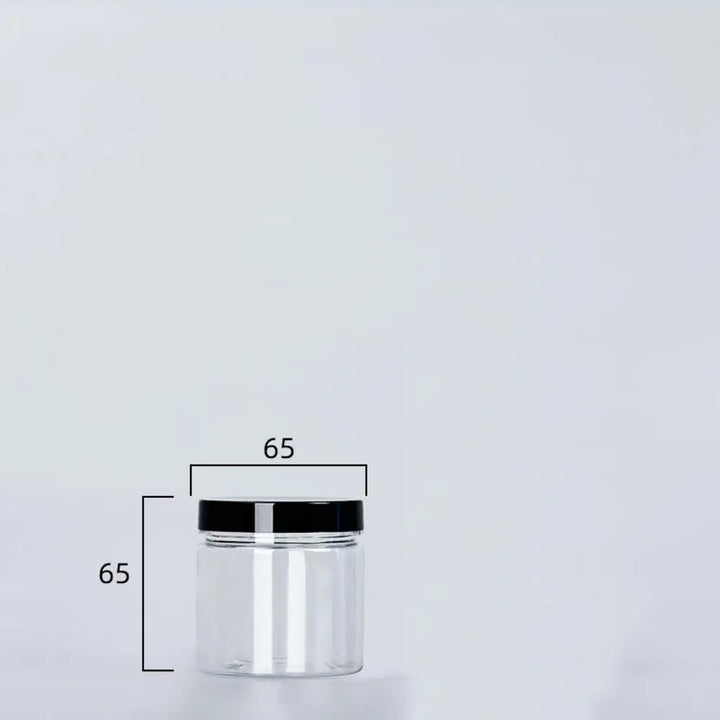 Transparent can with lid for spices