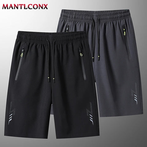 Men's summer sports shorts Black Gray
