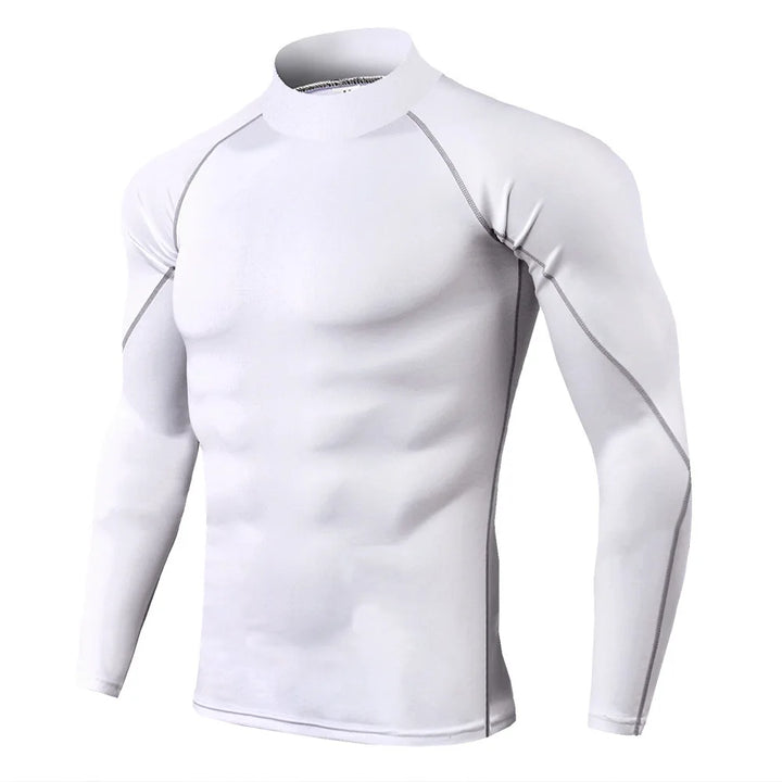 Men's quick-drying long-sleeved sports t-shirt