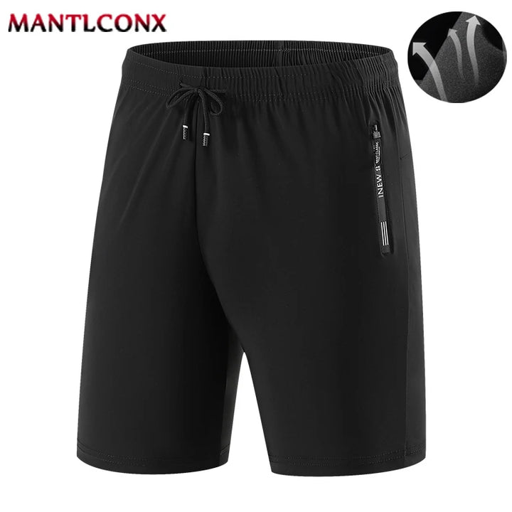 Men's summer sports shorts Black Gray