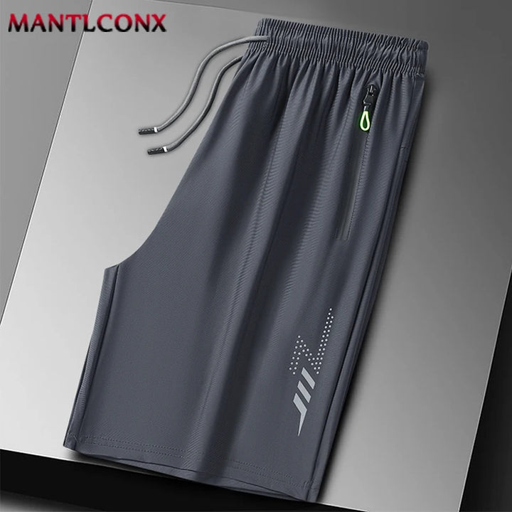 Men's summer sports shorts Black Gray