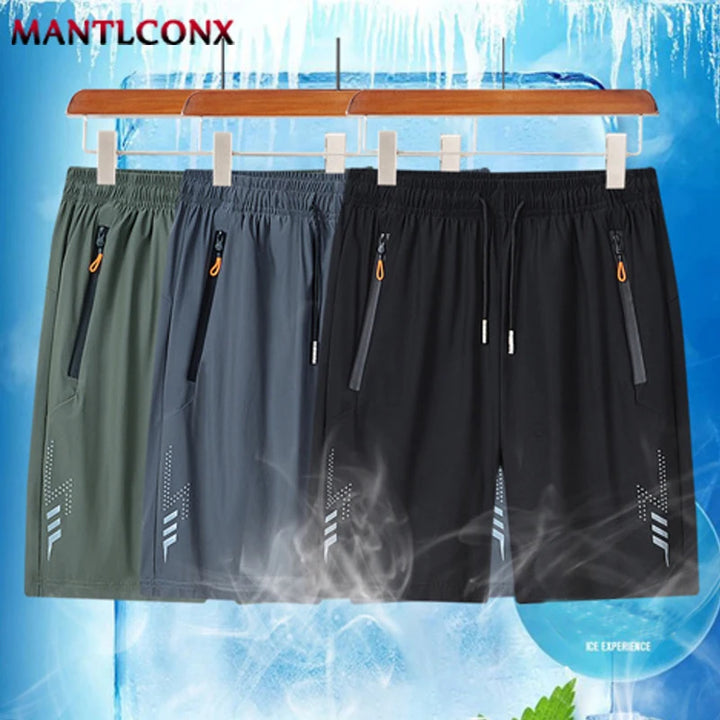 Men's summer sports shorts Black Gray