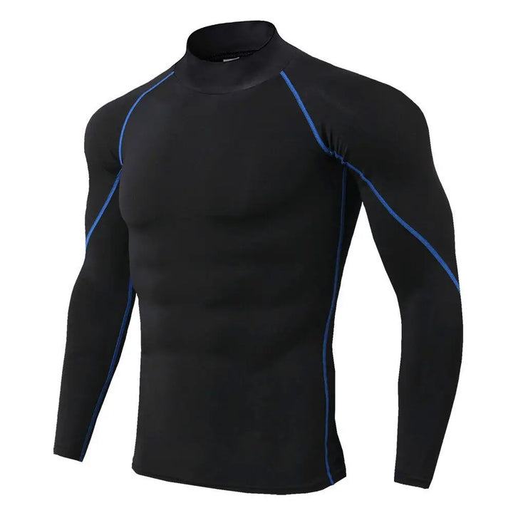 Men's quick-drying long-sleeved sports t-shirt